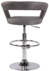 BHM Germany Barová stolička Jaen, textil, šedá