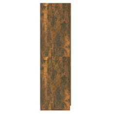 Petromila vidaXL Šatník tmavý dub 80x52x180 cm spracované drevo