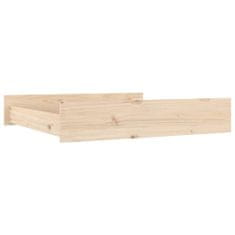 Vidaxl Nočné zásuvky, 2 ks, masívne borovicové drevo
