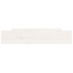 Vidaxl Nočné zásuvky, 2 ks, biele, masívne borovicové drevo