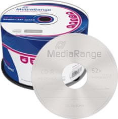 MediaRange CDR 52x 700MB, Spindle, 50ks