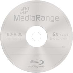 MediaRange BD-R DL, 6x, 50GB, 10ks, Spindle