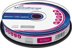 MediaRange CDR 52x 700MB, Spindle, 10ks