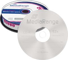 MediaRange CDR 52x 700MB, Spindle, 10ks