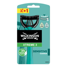 Wilkinson Sword Xtreme3 Sensitive Comfort pánsky 3+1 ks - Jednorazový holiaci strojček 3+1 ks