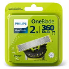 Philips výmenné brity 360 2ks pre Philips OneBlade QP420/50