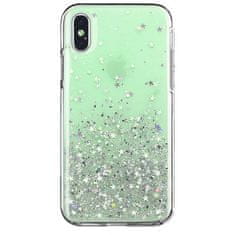 WOZINSKY Wozinsky Star Glitter silikónové puzdro pre Apple iPhone XR - Zelená KP9943