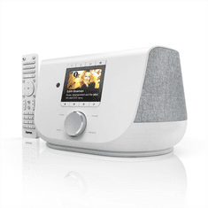 HAMA digitálne a internetové rádio DIR3300SBT, FM/DAB/DAB+//ovládanie apkou, Bluetooth, biele