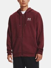 Under Armour Mikina UA Essential Fleece FZ Hood-RED S