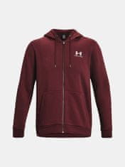 Under Armour Mikina UA Essential Fleece FZ Hood-RED S