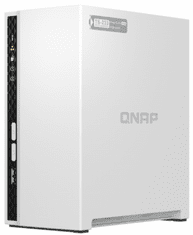 QNAP NAS strežnik za 2 diska, 2 GB RAM, 1 Gb mreža, bela (TS-233) - rozbalené