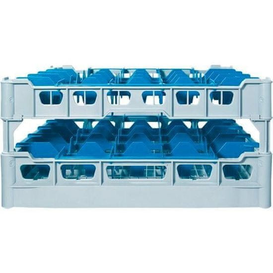 Fries Rack Systém Kôš na poháre pre 25ks, 91x91 mm, pre pohár napr. ilios č.3 - 222298004, Kit