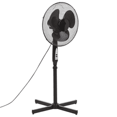 Beliani Čierny stojaci ventilátor SPAY