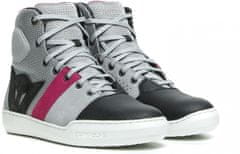 Dainese topánky YORK AIR dámske černo-bielo-ružovo-šedé 37