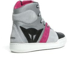 Dainese topánky YORK AIR dámske černo-bielo-ružovo-šedé 37