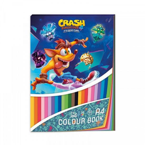 Farebná papierová podložka A4 - Crash Bandicoot