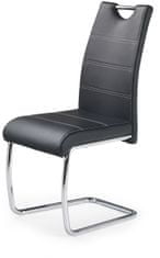 Halmar Jedálenská stolička K211, čierna