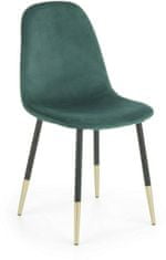 Halmar Jedálenská stolička K379, zelená