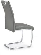 Halmar Jedálenská stolička K211, sivá