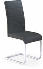 Halmar Kovová stoličky K85, čierna