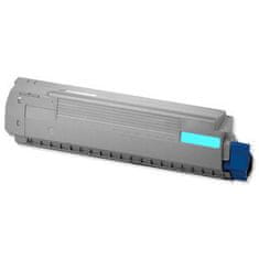 Naplnka Oki 44643003 - modrý kompatibilný toner pre Oki C801 a C821