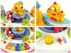 Lean-toys Interaktívny vzdelávací stôl Octopus Piano Sounds Lights