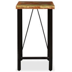 Petromila vidaXL Barový stôl, recyklovaný masív 60x60x107 cm