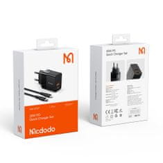 Mcdodo MCDODO USB NABÍJAČKA USB-C 20W + KÁBEL PRE IPHONE CH-1952