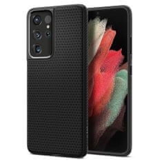 Spigen SPIGEN LIQUID AIR GALAXY S21 ULTRA MATNÁ ČIERNA