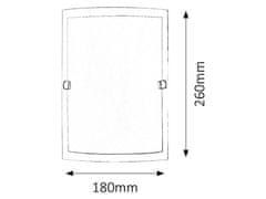 Rabalux Rabalux nástenné svietidlo Nedde E27 1x MAX 60W opálové sklo 3687