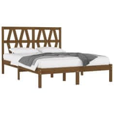 Vidaxl Rám postele, medovo hnedý, masívne borovicové drevo, 180x200 cm