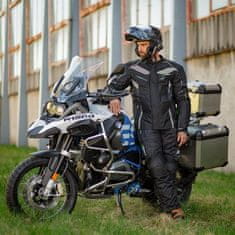 W-TEC Pánska moto bunda Kamicer Farba čierno-červená, Veľkosť 6XL