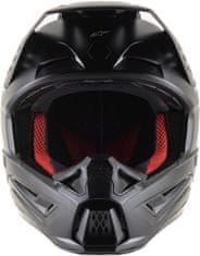 Alpinestars prilba S-M5 Solid matte černo-biela XS