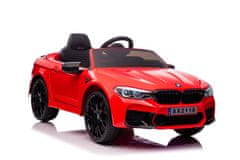 Lean-toys BMW M5 Red Battery Vehicle