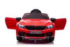 Lean-toys BMW M5 Red Battery Vehicle