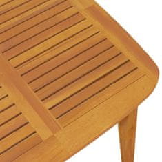 Petromila vidaXL Záhradný stôl 110x110x75 cm akáciové masívne drevo