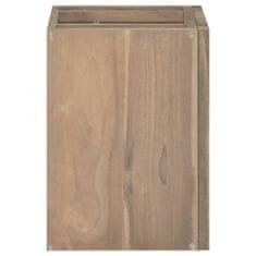 Petromila vidaXL Nástenná kúpeľňová skrinka 45x30x40 cm masívne tíkové drevo