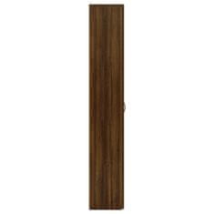 Petromila vidaXL Kancelárska skrinka hnedý dub 60x32x190 cm spracované drevo