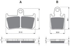 Goldfren brzdové doštičky 246 S3