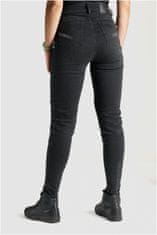 PANDO MOTO nohavice jeans KUSARI COR 01 dámske washed čierne 26