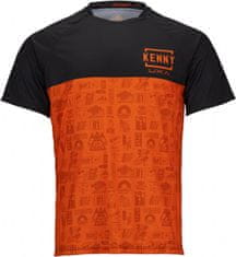 Kenny cyklo dres CHARGER 22 SS černo-oranžový 2XL