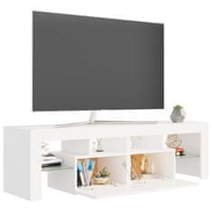 Vidaxl TV skrinka s LED svetlami, biela 140x36,5x40 cm