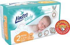 LINTEO Plienky Baby Prémium MINI (3-6 kg) 34 ks