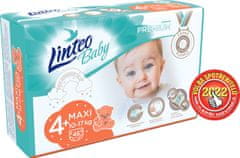 LINTEO Plienky Baby Prémium MAXI+ (10-17 kg) 46 ks