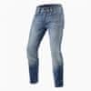 nohavice jeans PISTON 2 SK Long medium used modro-šedé 31