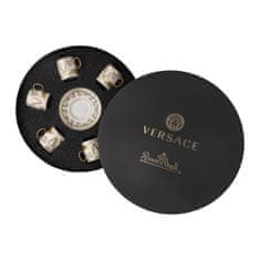 Rosenthal Versace ROSENTHAL VERSACE VIRTUS GALA WHITE Set šálok na Espresso s tanierikom 6 ks