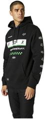 FOX mikina PRE CIRCUIT PO Fleece černo-bielo-zelená L