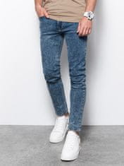 OMBRE Pánske džínsy Skinny Fit Thinrin modrá XL