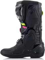 Alpinestars topánky TECH 10 2022 Supervented hue černo-modro-zeleno-ružovo-šedé 44,5/10