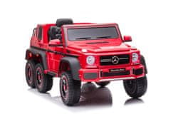 shumee Batéria do auta Mercedes Benz G63 6X6 červená